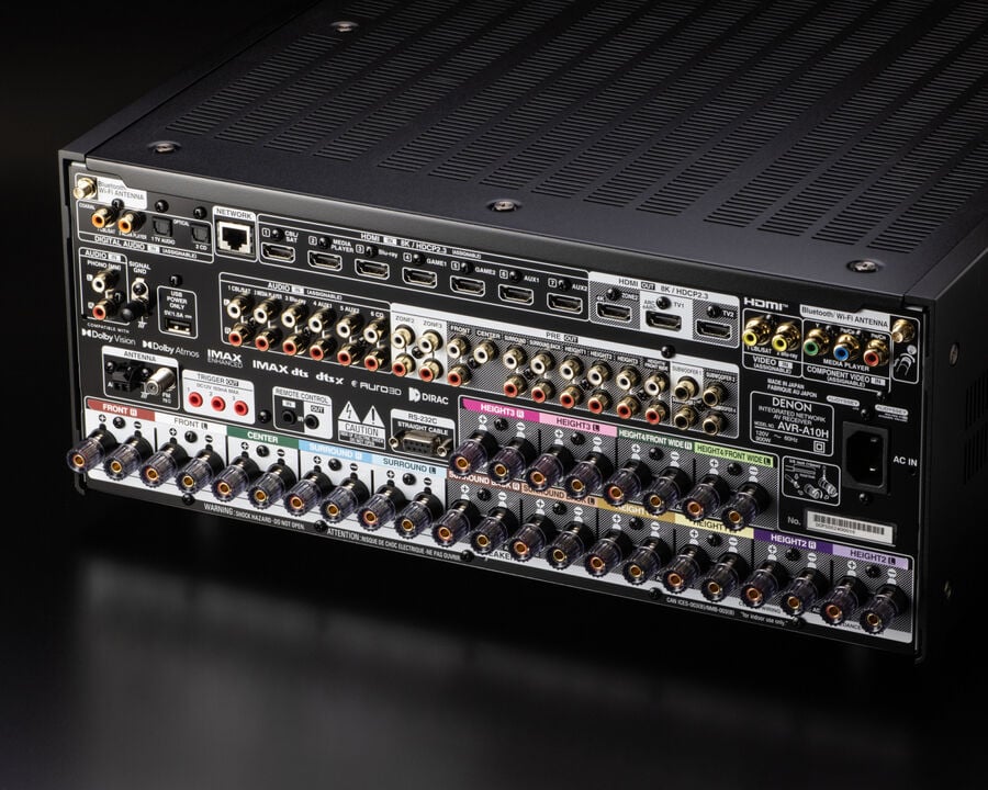 Denon AVC-A10H 13.4-Ch 150W 8K AV Receiver with HEOS® Built-in