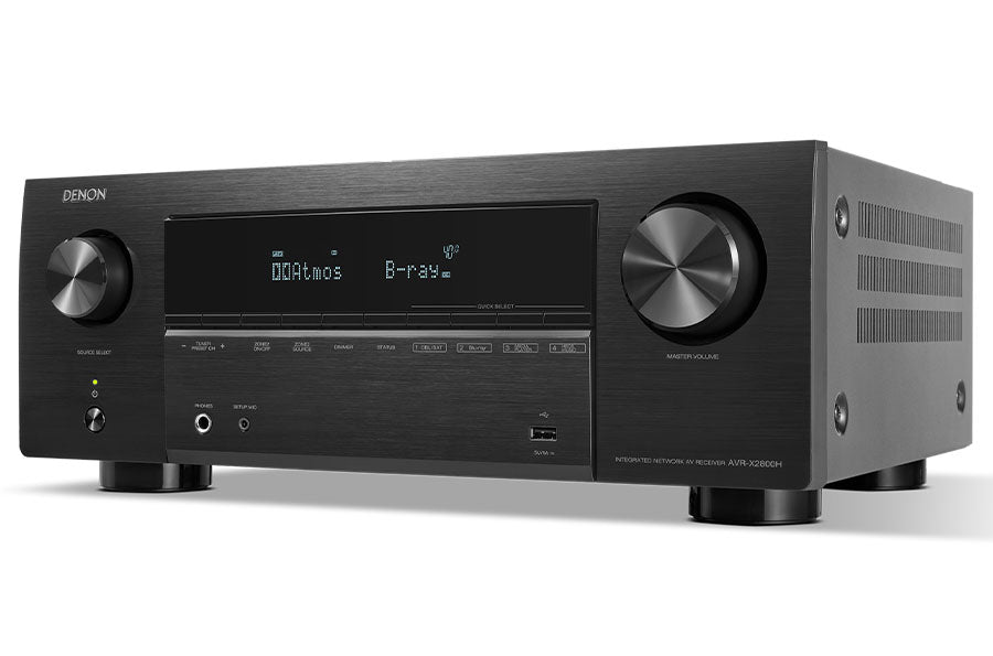Denon AVC-X3800H 8K video and 3D audio experience from a 9.4 channel receiver, Dirac Optional, Voice Control and HEOS Built-in® - Fine Fidelity