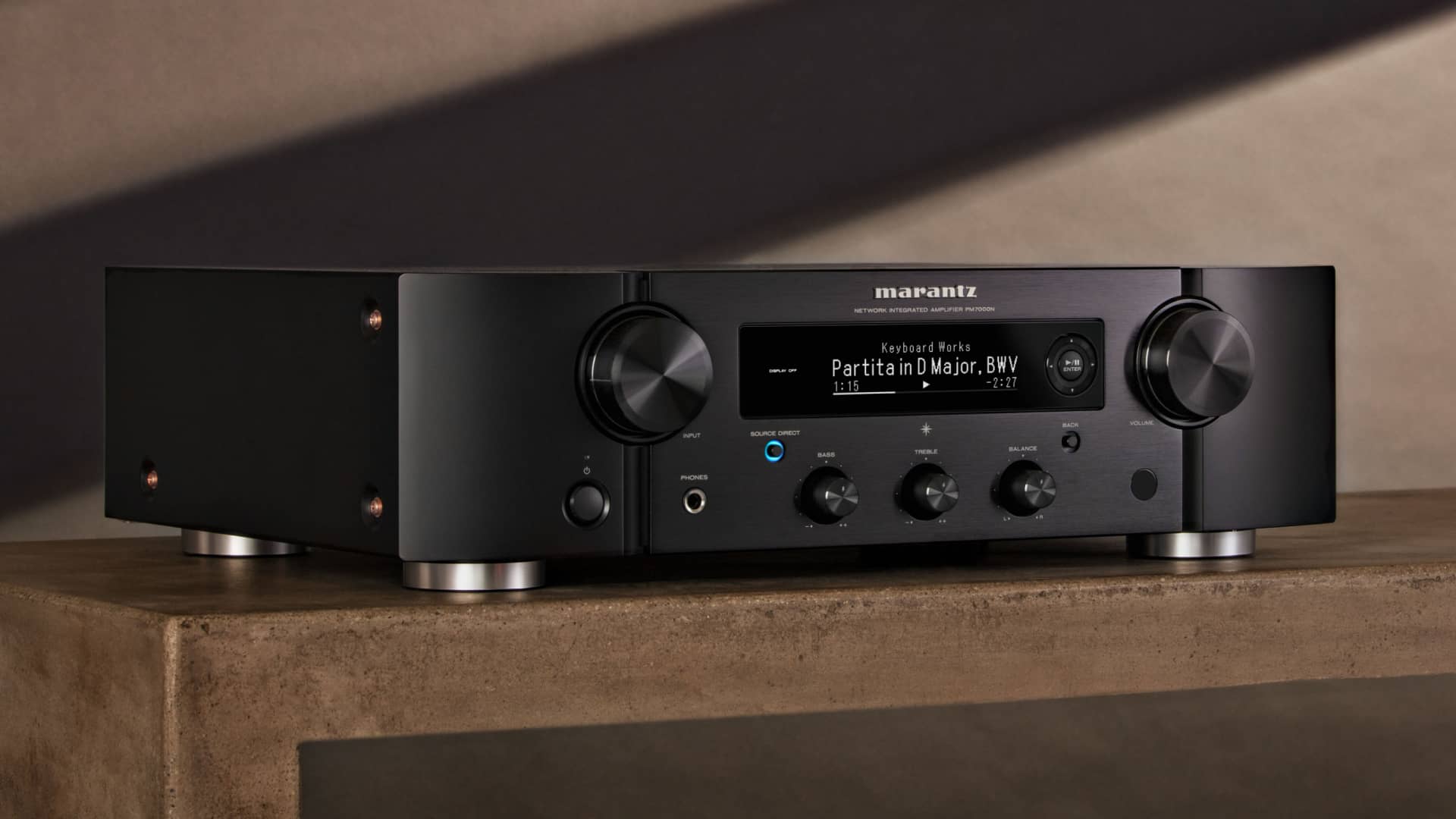 Marantz PM7000N INTEGRATED STEREO AMPLIFIER WITH HEOS® BUILT-IN - Fine Fidelity