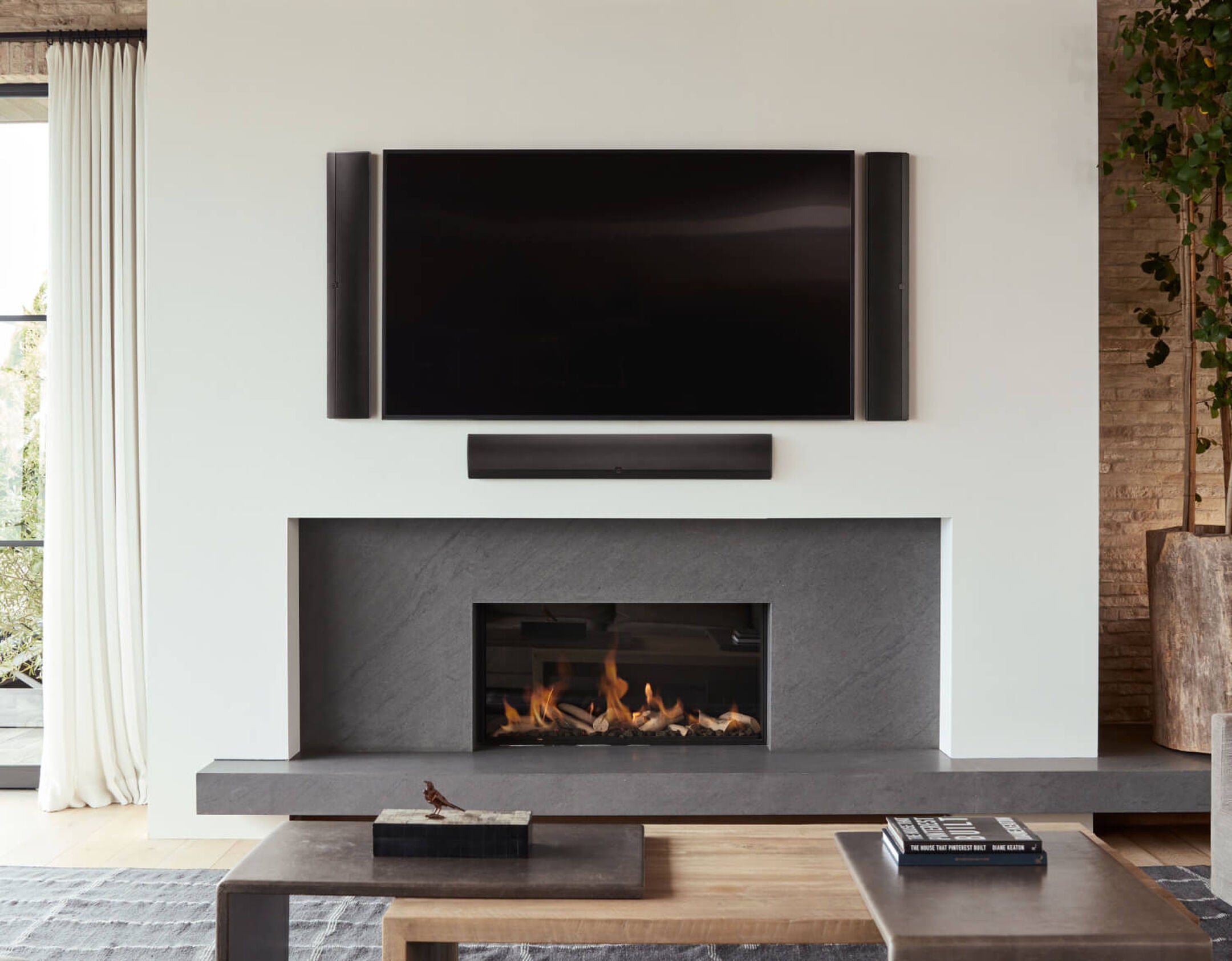Mythos LCR-75 Ultra-Slim On-Wall LCR Speaker for 75" Class TVs