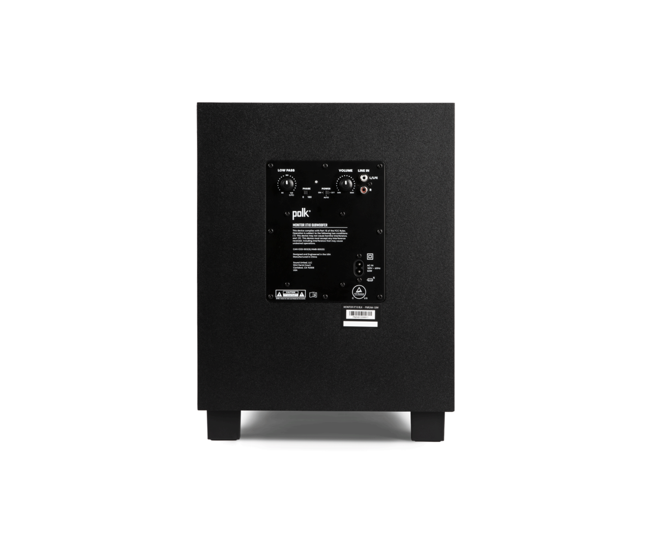 Polk MXT10 MONITOR XT SERIES Powered Subwoofer