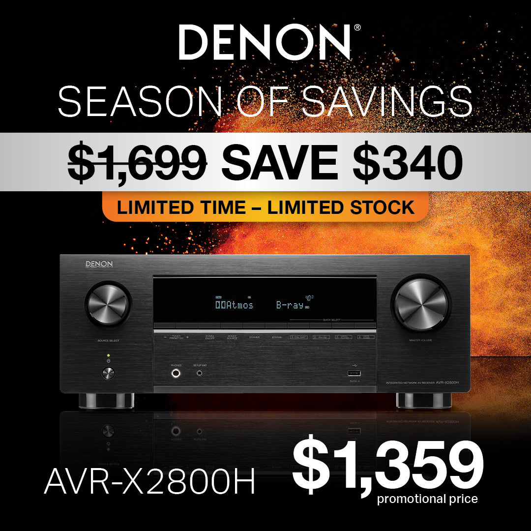 Denon AVR-X2800H 8K video and 3D audio experience from a 7.2 channel receiver