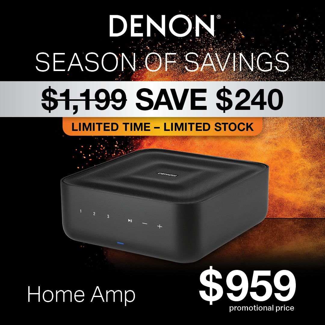 Denon Home Amp 2 Ch. 100W Amplifier with HEOS® Built-in: TURN ANY SPEAKERS INTO A WIRELESS ZONE