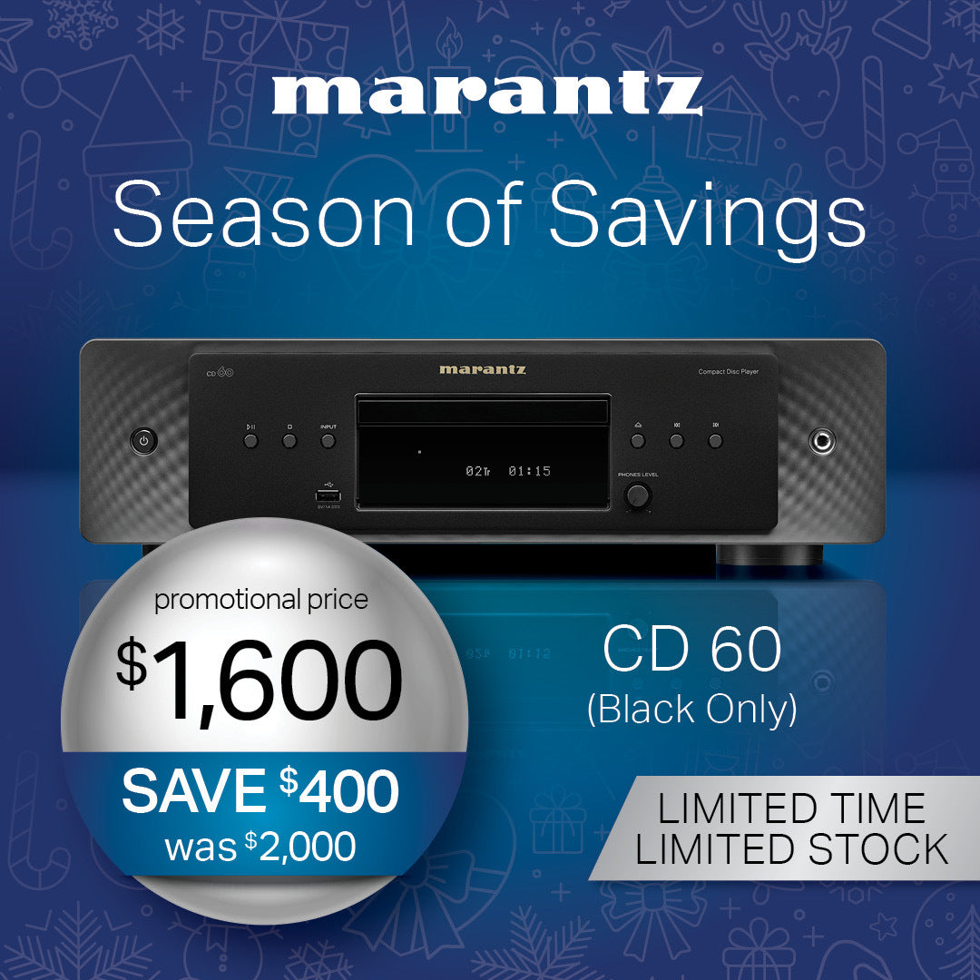 Marantz CD60 HIGH-QUALITY CD PLAYER WITH MODERN DESIGN