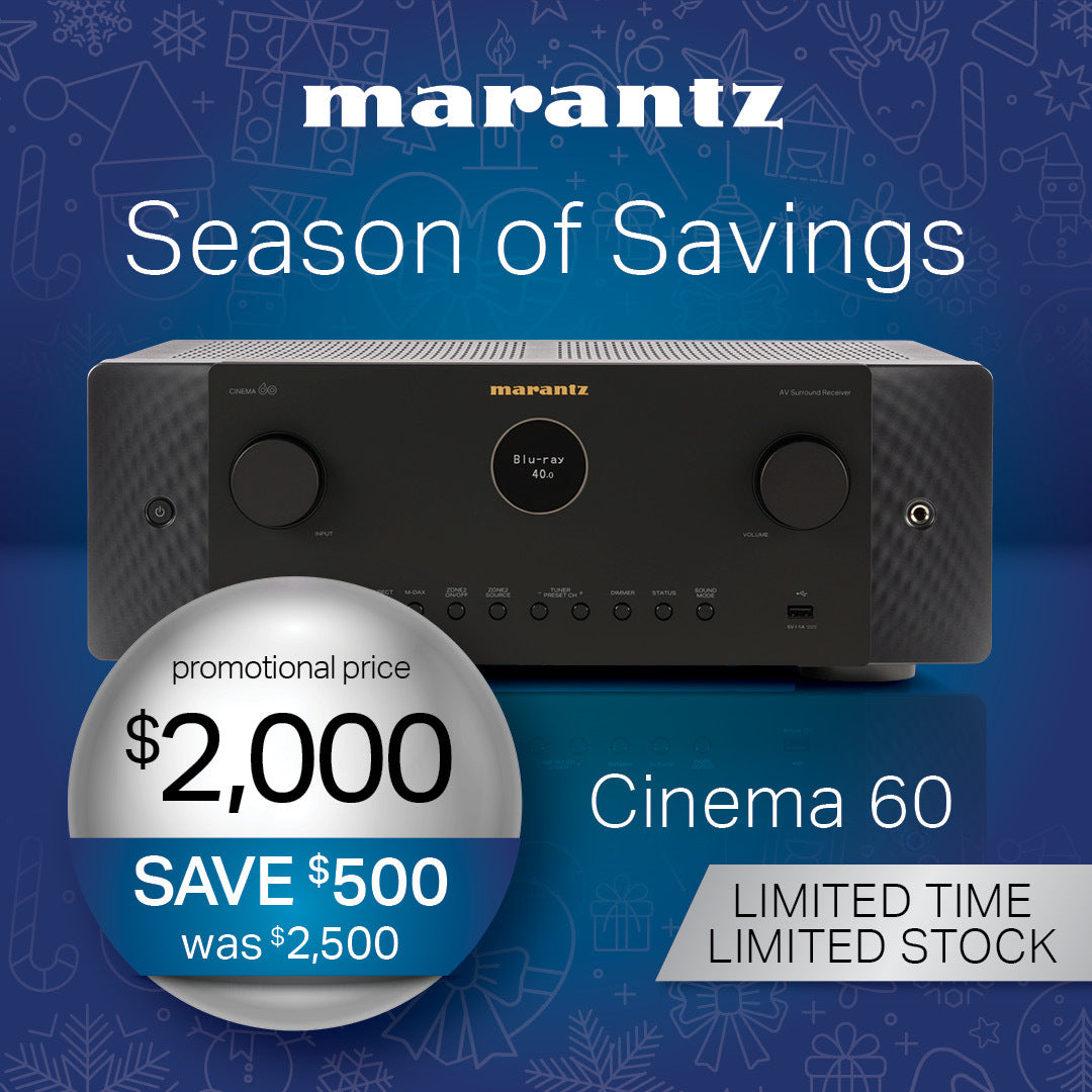 Marantz CINEMA 60 7.2 CHANNEL | 100 WATTS PER CHANNEL AV RECEIVER with HEOS Built-in