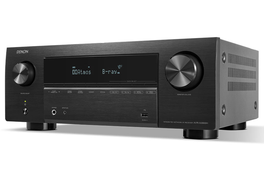 Denon AVC-X3800H 8K video and 3D audio experience from a 9.4 channel receiver, Dirac Optional, Voice Control and HEOS Built-inÂ® - Fine Fidelity
