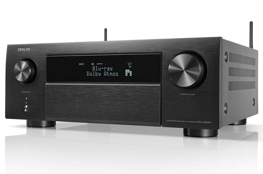 Denon AVC-X4800H 8K video and 3D audio experience from a 9.4 channel receiver, Dirac Optional, Voice Control and HEOS Built-inÂ®, Made in Japan. - Fine Fidelity