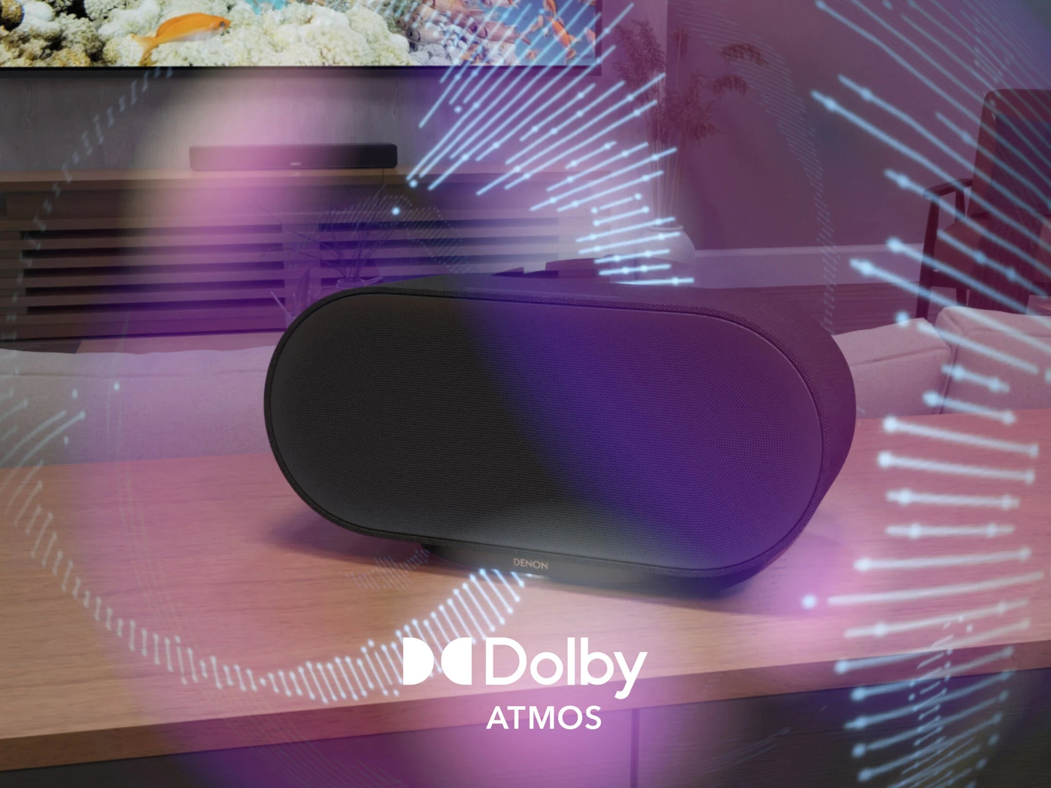 DENON HOME 600 Wireless Smart Speaker with Dolby Atmos and HEOS Built-in