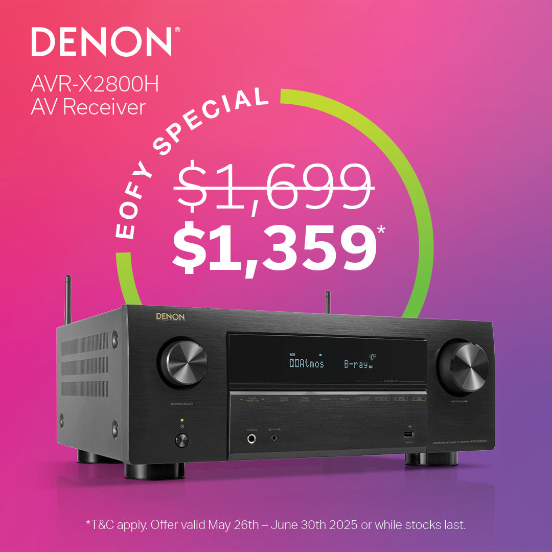 Denon AVR-X2800H 8K video and 3D audio experience from a 7.2 channel receiver