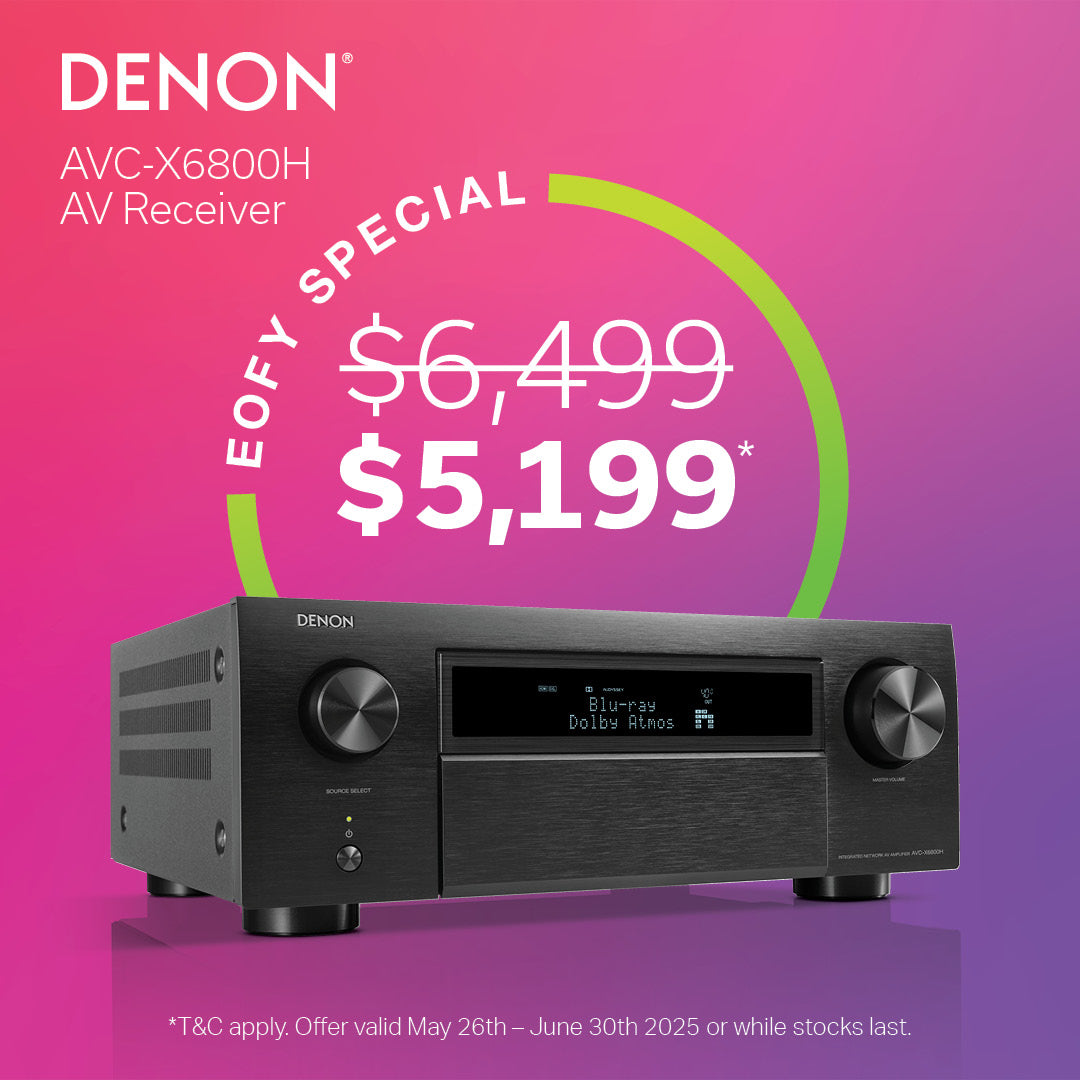 Denon AVC-X6800H 11.4ch 8K AV Amplifier with Audyssey MultEQ XT32, 3D Audio, IMAX Enhanced and Auro-3D, Dirac Optional, Voice Control and HEOS Built-in