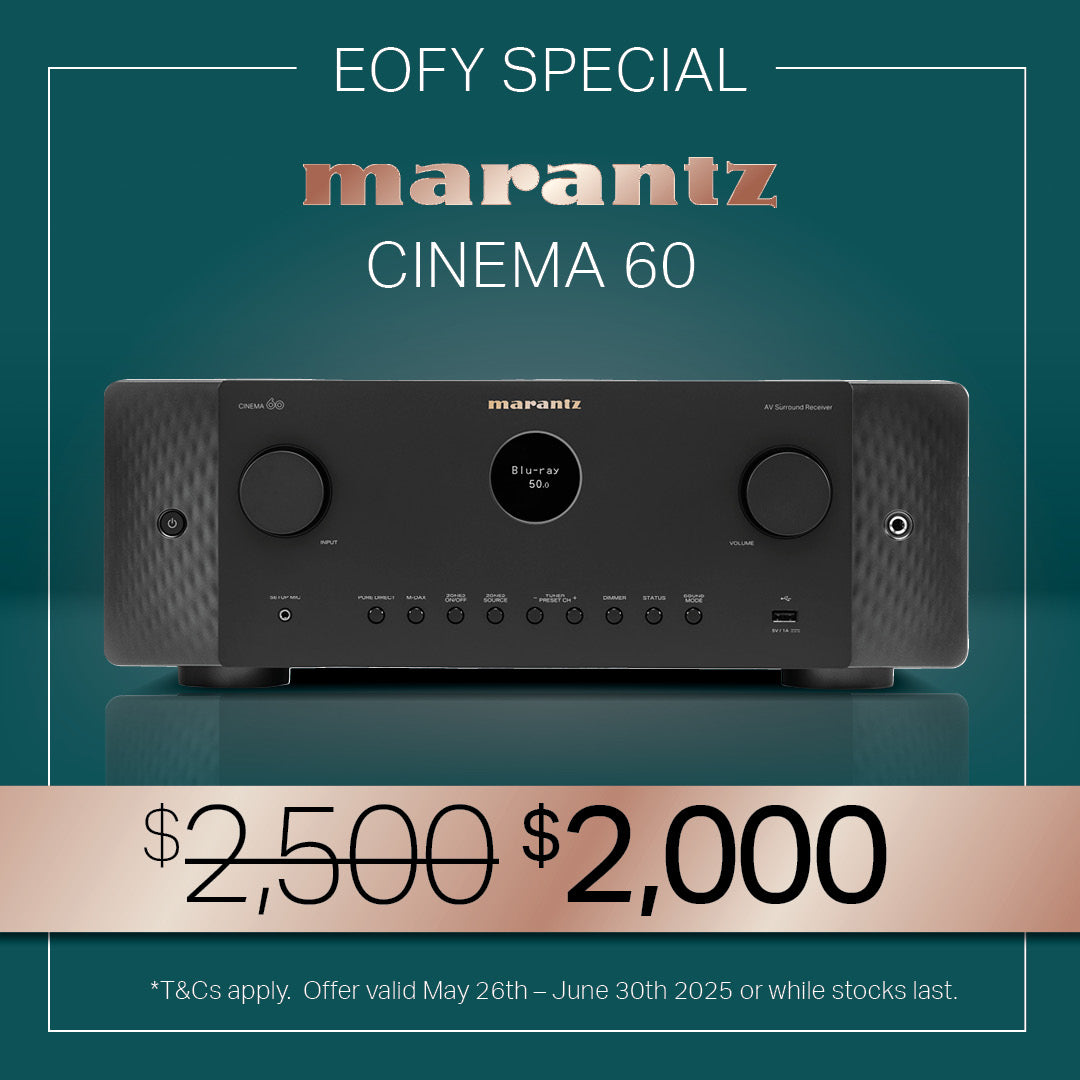 Marantz CINEMA 60 7.2 CHANNEL | 100 WATTS PER CHANNEL AV RECEIVER with HEOS Built-in