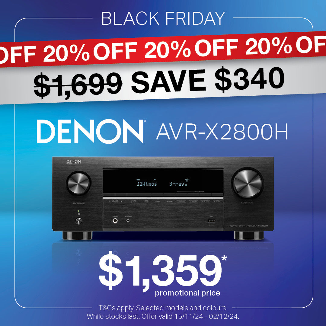 Denon AVR-X2800H 8K video and 3D audio experience from a 7.2 channel receiver