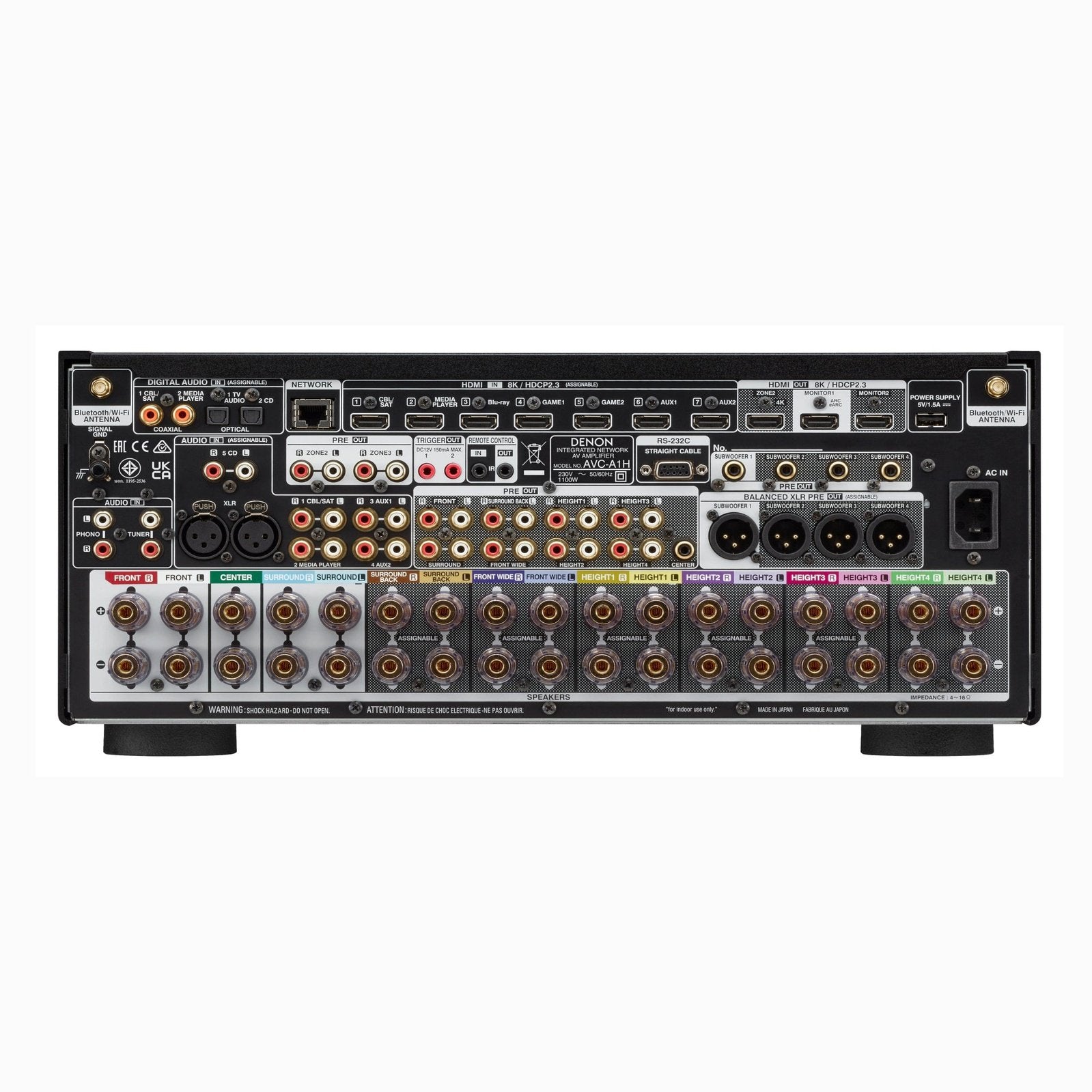 DENON AVC-A1H 15.4CH 8K AV RECEIVER - Fine Fidelity