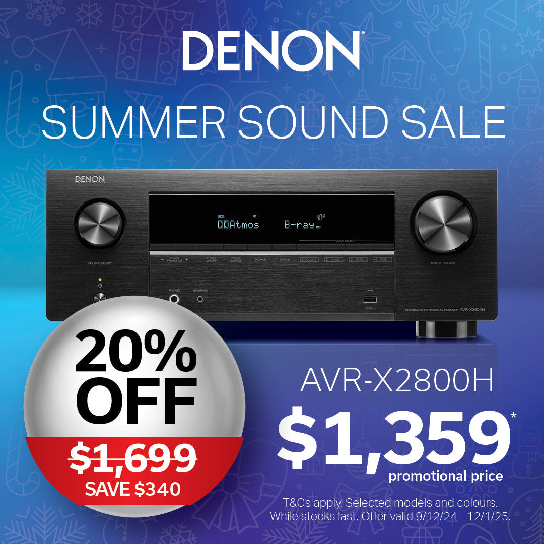 Denon AVR-X2800H 8K video and 3D audio experience from a 7.2 channel receiver